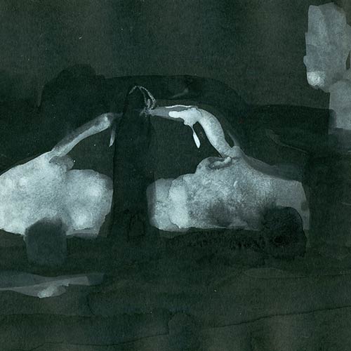 Coutts - Night Drawing 66, gouache