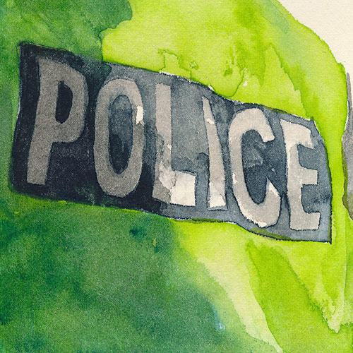 Project: White News - 04-02-2014, Watercolour on paper