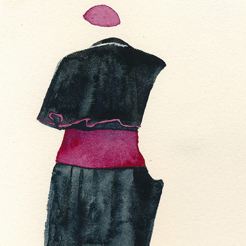 Project: White News - 06-02-2014, Watercolour on paper