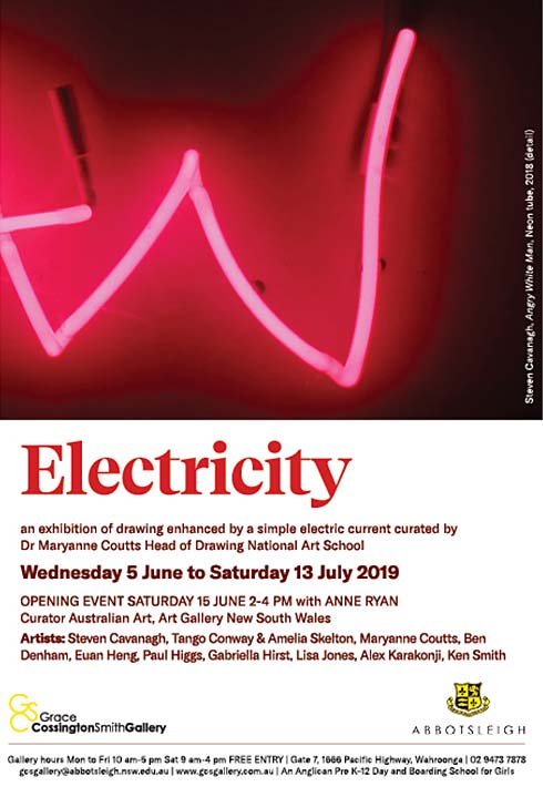 Electricity: an exploration of drawing enhanced by a simple electric current